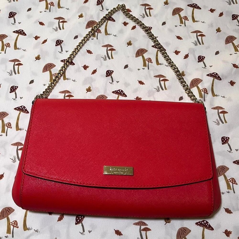 Kate Spade New York Red Crossbody and Shoulder Purse